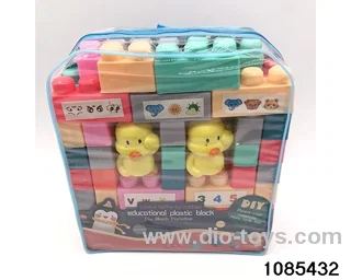 building blocks in PVC bag