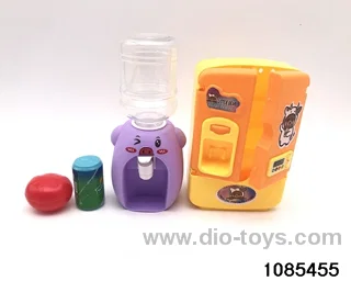 Refrigerator + water dispenser in poly bag header