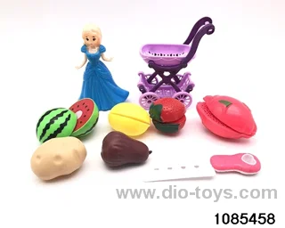 Pushchair Princess + Fruit Set in poly bag header