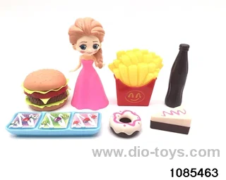 Princess + Burger Set in poly bag header