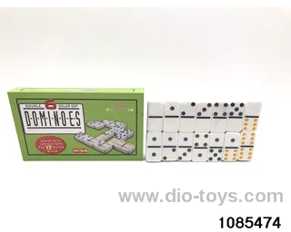 dominoes in color box