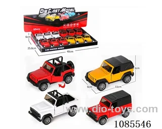 1：36 alloy model open door pull-back SUV four mixed