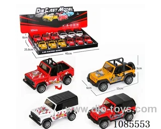 1：36 Alloy model open door pull-back SUV four mixed (lighting and music)