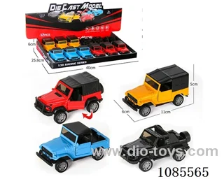 1：36 Alloy model open door pull-back SUV four mixed (lighting and music)