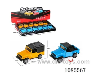 1：36 Alloy model open door pull-back SUV two mixed (lighting and music)