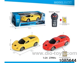 27mhz 1:24 2ch RC car(electricity not included) in window box