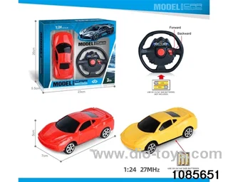 27mhz 1:24 2ch RC car(electricity not included) in window box