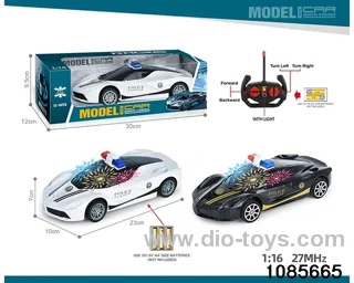27mhz 1:16 4ch RC car With headlights(electricity not included) in window box