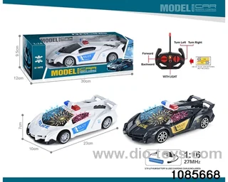 27mhz 1:16 4ch RC car with 3D light(electricity package) in window box