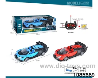 27mhz 1:16 4ch RC car With headlights(electricity package) in window box