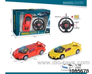 27mhz 1:16 4ch RC car with 3D light(electricity package) in window box
