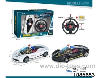 27mhz 1:16 4ch RC car With headlights(electricity package) in window box