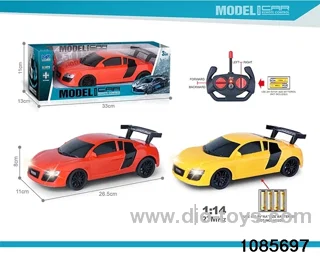 27mhz 1:14 4ch RC car With lights(electricity not included) in window box