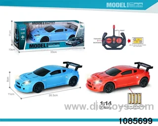 27mhz 1:14 4ch RC car With lights(electricity not included) in window box