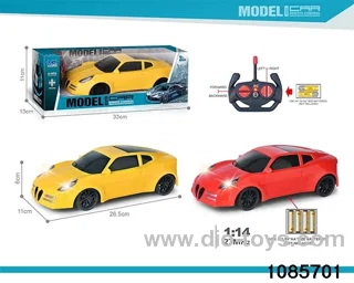 27mhz 1:14 4ch RC car With lights(electricity not included) in window box