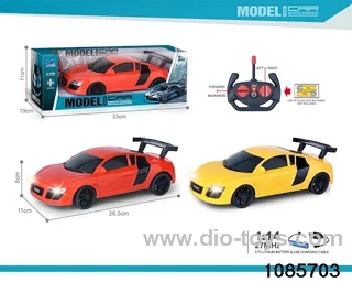 27mhz 1:14 4ch RC car With lights(electricity package) in window box