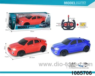 27mhz 1:14 4ch RC car With lights(electricity package) in window box