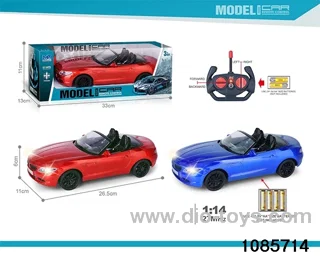 27mhz 1:14 4ch RC car With lights(electricity not included) in window box