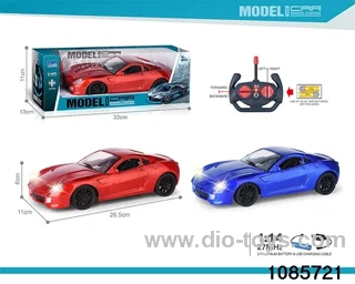 27mhz 1:14 4ch RC car With lights(electricity package) in window box