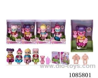 4mixed 5inch doll with music