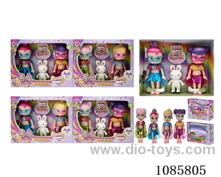 4mixed 6.5inch doll