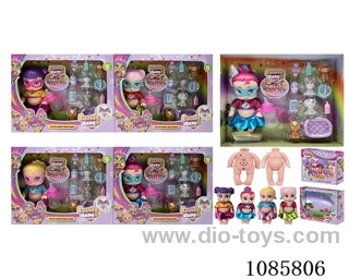 4mixed 5inch doll with music