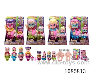 4mixed 10inch doll with music/5inch doll