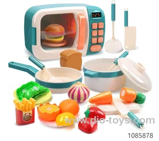 Microwave Toys Kitchen Play Set
