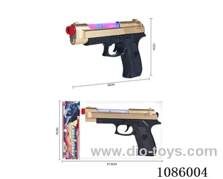 B/O gun toys W L/M