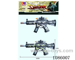 B/O gun toys W L/M