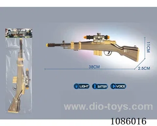 B/O gun toys W L/M