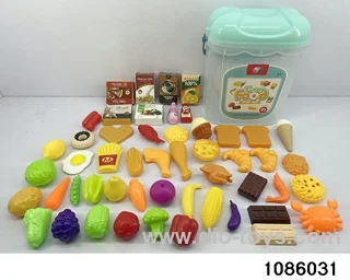 Food play set (51 pcs) in Plastic box