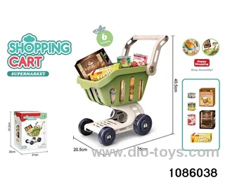 6pcs shopping cart in color box