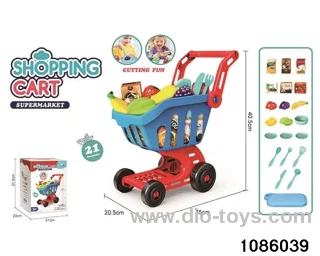 21pcs shopping cart in color box