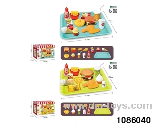 Fast food set in color box