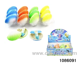 mermaid shell in 12pcs display box