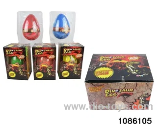 dinosaur egg in 6pcs display box