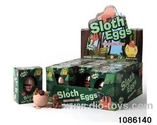 sloth Easter egg in 12pcs display box