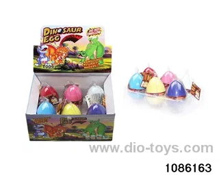 dinosaur egg in 6pcs display box