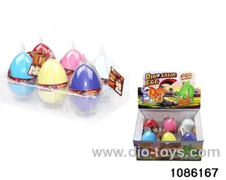 dinosaur egg in 6pcs display box
