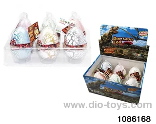 dinosaur egg in 6pcs display box