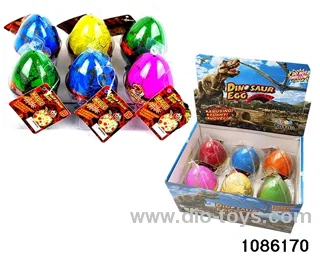 dinosaur egg in 6pcs display box