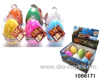 dinosaur egg in 6pcs display box