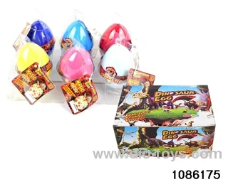 dinosaur egg in 6pcs display box
