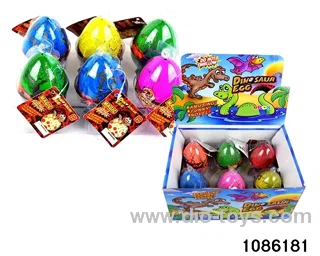 dinosaur egg in 6pcs display box