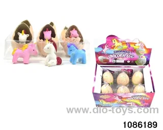 unicorn egg in 6pcs display box