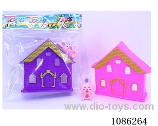 MINI Rabbit and House (2 color house mix)