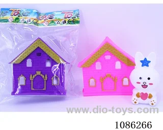 Big Rabbit and House (2 Color house mix)