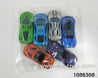 Sliding Alloy Car in opp bag