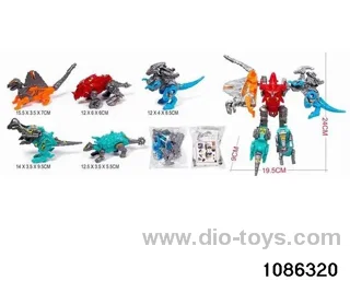 Dinosaur Warriors Quintet in opp bag